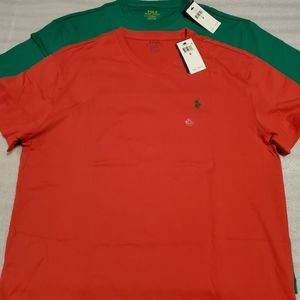 Ralph Lauren MEN'S Polo t-shirt medium set 2. 0115